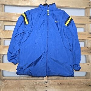 Nike Blue Windbreaker Jacket Size:XL
